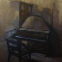 Le piano - 140x160cm - Huile sur toile - D.Xhelo - Copyright